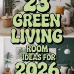 Green Living Room Ideas